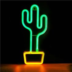 Forever Dekorativní LED osvětlení neon Kaktus