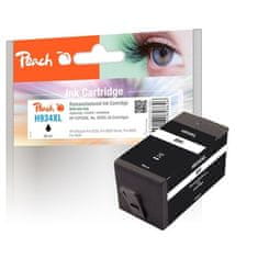 Peach Inkoustová náplň HP C2P23AE, No. 934XL, 49 ml kompatibilní - černá