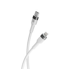 Forever Lightning kabel Flexible USB-C/ Lightning, 20W, 2m - bílý