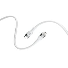 Forever Lightning kabel Flexible USB-C/ Lightning, 20W, 1m - bílý
