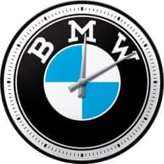 NOSTALGIC-ART Retro Hodiny nástěnné BMW Logo