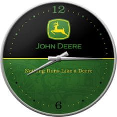 NOSTALGIC-ART Retro Hodiny nástěnné John Deere Logo
