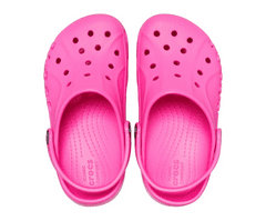 Crocs Baya Clogs pro děti, 29-30 EU, C12, Pantofle, Dřeváky, Electric Pink, Růžová, 207013-6QQ