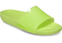 Crocs Splash Glossy Slides pro ženy, 39-40 EU, W9, Pantofle, Sandály, Limeade, Zelená, 208538-3UH