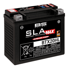 BS-BATTERY V továrně aktivovaný akumulátor BTX20HL (FA) (YTX20HL (FA)) SLA MAX