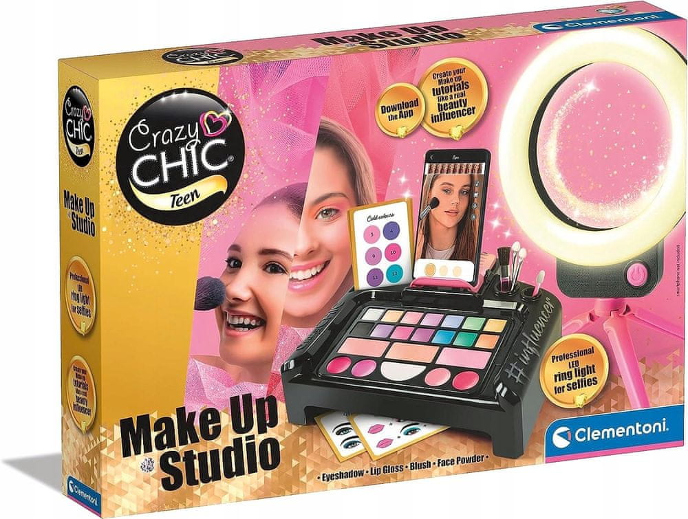 Levně Clementoni Crazy CHIC - Make-up sada influencer