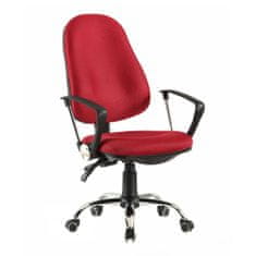 Casa Vital Kancelářská židle Casa Dolce BOBI, 60x60x100-110 cm, látka, výškově nastavitelná, červená,