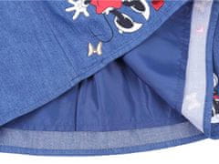 sarcia.eu Minnie Disney červené a džínové šaty + punčocháče 0-3 m 62 cm