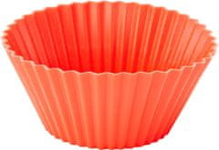 Lékué Silikonové pečicí formy (košíčky) na muffiny 12 ks Lekue | červená