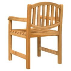 Vidaxl Zahradní židle 8 ks 58 x 59 x 88 cm masivní teakové dřevo