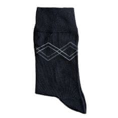 RS RS pánské bavlněné jednobarevné elastické zdravotní společenské ponožky 3219423 3-pack, 39-42