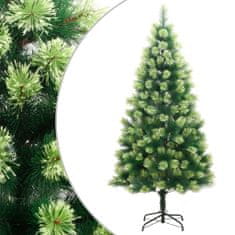shumee VidaXL Umělý vánoční stromeček na pantech se stojanem 180 cm