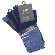 RS RS klasické pánské bavlněné elastické zdravotní džínové ponožky 3219623 3-pack, 39-42
