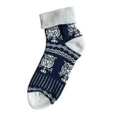 RS RS dámské barevné teplé vzorované froté ponožky 1279423 4-pack, 35-38