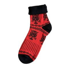 RS RS dámské barevné teplé vzorované froté ponožky 1279423 4-pack, 35-38