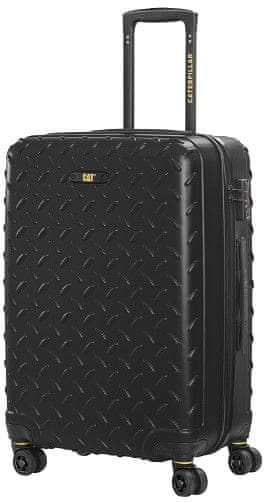 Levně Caterpillar cestovní kufr Industrial Plate, 59 L - černý