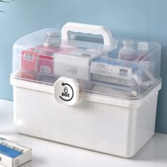 Korbi Organizér kontejner krabička na léky velikost M