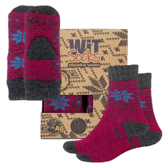 WiTSocks Veselé Ponožky Alta set - ponožky + palčáky, 35-38