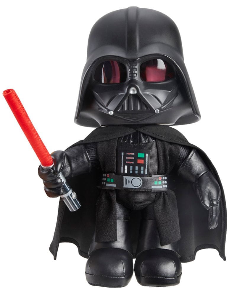 Levně Mattel Star Wars Darth Vader 27 cm plyšák s měničem hlasu HJW21