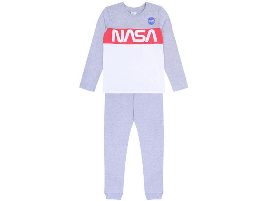 sarcia.eu Šedé chlapecké pyžamo NASA s dlouhým rukávem