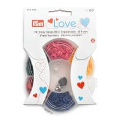 PRYM Box s barevnými patentkami "Color Snaps Mini", Prym Love, 9 mm