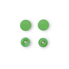 PRYM Plastové patentky "Color Snaps" kulaté, 12,4 mm, 30 ks, světle zelené