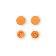 PRYM Plastové patentky "Color Snaps" kulaté, 12,4 mm, 30 ks, oranžové