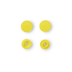 PRYM Plastové patentky "Color Snaps" kulaté, 12,4 mm, 30 ks, světle žluté