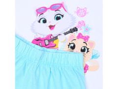 sarcia.eu Dívčí mátové a bílé pyžamo značky Milady & Pilou 44 Cats 3 let 98 cm