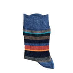 RS RS dámské barevné bambusové pruhované elastické ponožky 1203823 3-pack, 35-38