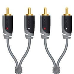 Sinox AV kabel SXA4202 2RCA-2RCA, stereo audio 2,0m