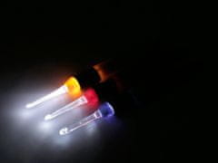 Kraftika 1ks (3 mm) lososová světlá háček na háčkování s osvětlením
