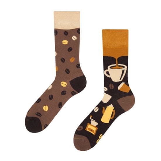 Dedoles Veselé bambusové ponožky Kávová zrna (GMBRS921)