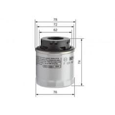 Bosch Olejový filtr Skoda SUPERB II (3T4) - 1.4TSI