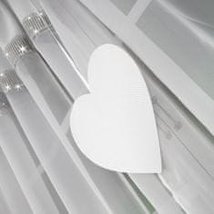 My Best Home Dekorační krátká záclona s řasící páskou KALINA bílá/bílá 400x145 cm MyBestHome