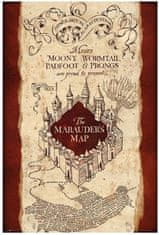 CurePink Plakát Harry Potter: Marauders Map (61 x 91,5 cm)
