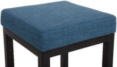 Sortland Barová židle Taylor - látkové čalounění | modrá