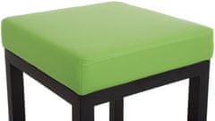 Sortland Barová židle Taylor - umělá kůže | zelená