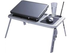 Leventi stůl na notebook e-stůl univerzální chlazení