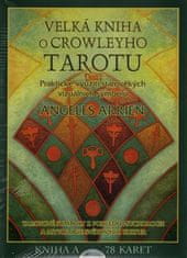 Velká kniha Crowleyho Tarotu (Kniha, sada karet + váček)