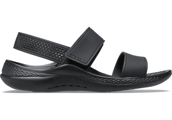 Crocs LiteRide 360 Sandals pro ženy, 39-40 EU, W9, Sandály, Pantofle, Black, Černá, 206711-001