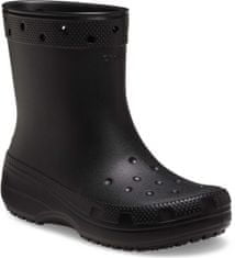Crocs Classic Rain Boots Unisex, 43-44 EU, M10W12, Holínky, Kozačky, Black, Černá, 208363-001
