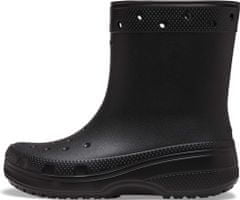 Crocs Classic Rain Boots Unisex, 39-40 EU, M7W9, Holínky, Kozačky, Black, Černá, 208363-001
