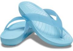 Crocs Splash Glossy Flip-Flops pro ženy, 36-37 EU, W6, Žabky, Pantofle, Sandály, Neptune, Modrá, 208534-4NP