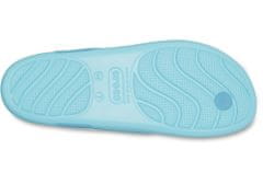 Crocs Splash Glossy Flip-Flops pro ženy, 37-38 EU, W7, Žabky, Pantofle, Sandály, Neptune, Modrá, 208534-4NP