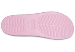 Crocs Classic Platform Slides pro ženy, 41-42 EU, W10, Pantofle, Sandály, Flamingo, Růžová, 208180-6S0