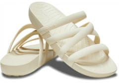 Crocs Splash Strappy Sandals pro ženy, 39-40 EU, W9, Sandály, Pantofle, Bone, Béžová, 208217-2Y2