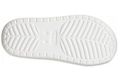 Crocs Classic Cozzzy Sandals Unisex, 38-39 EU, M6W8, Bačkory, Pantofle, White, Bílá, 207446-100