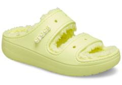 Crocs Classic Cozzzy Sandals Unisex, 36-37 EU, M4W6, Bačkory, Pantofle, Sulphur, Žlutá, 207446-75U