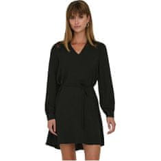 Jacqueline de Yong Dámské šaty JDYLION Regular Fit 15308123 Black (Velikost XL)